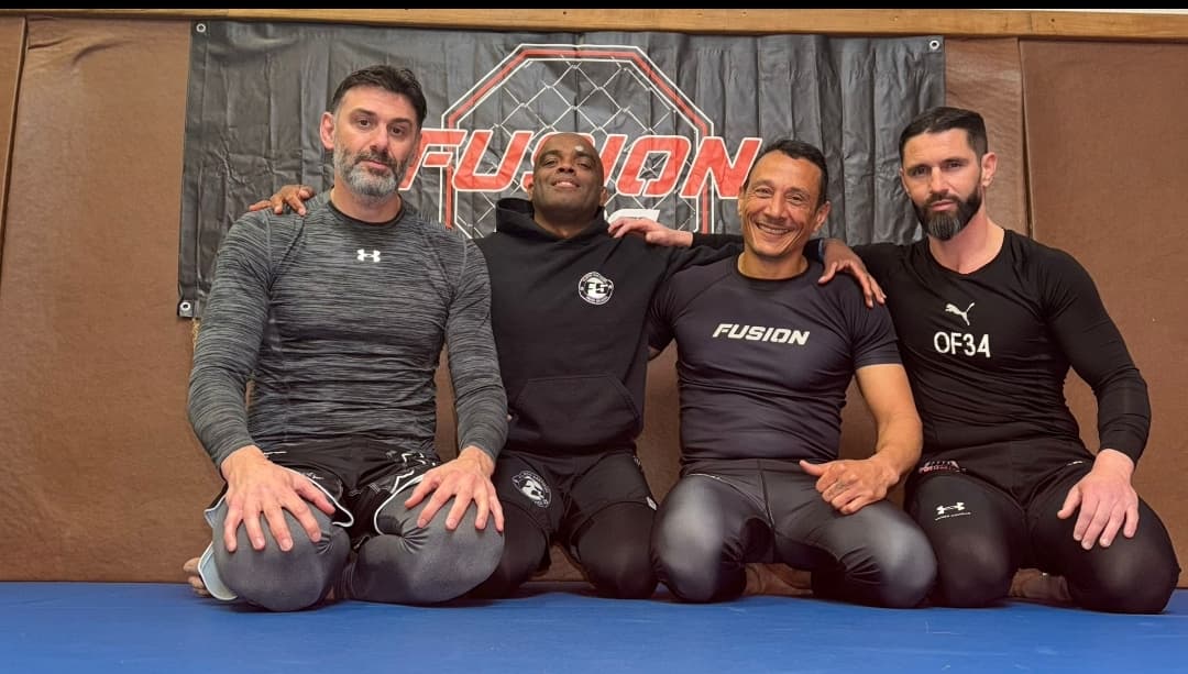 L'équipe des coachs sur le tapis
